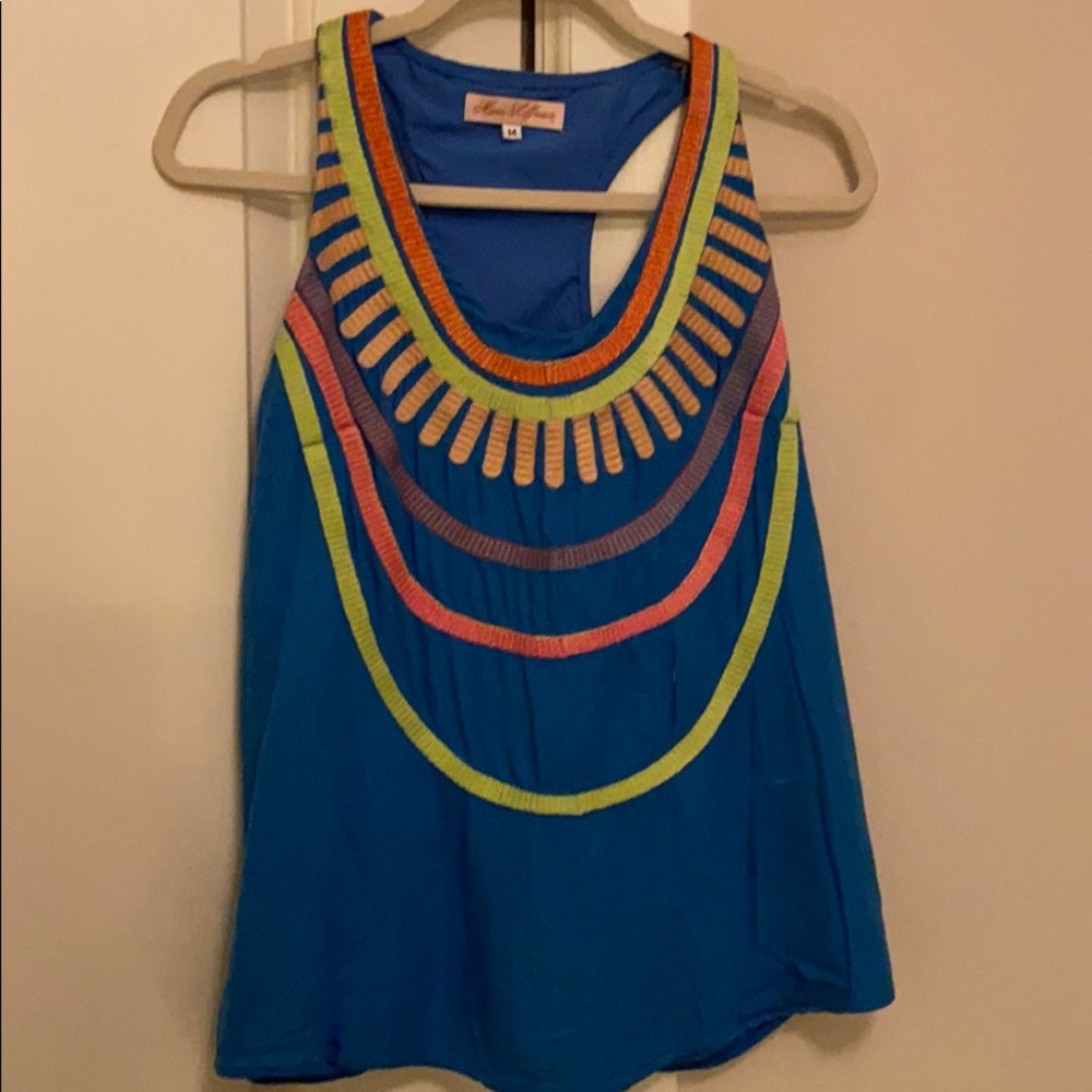 Mara Hoffman neon design tank
